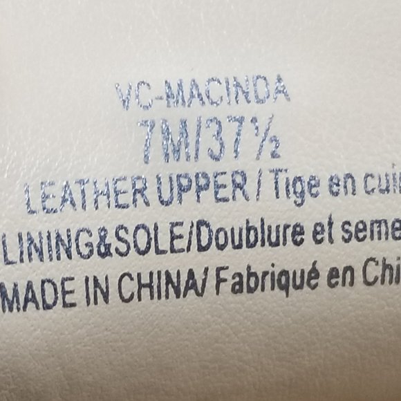 Vince Camuto Macinda Penny Loafer, Silver Leather, Womens Size 7 M / 37.5 - Picture 11 of 11